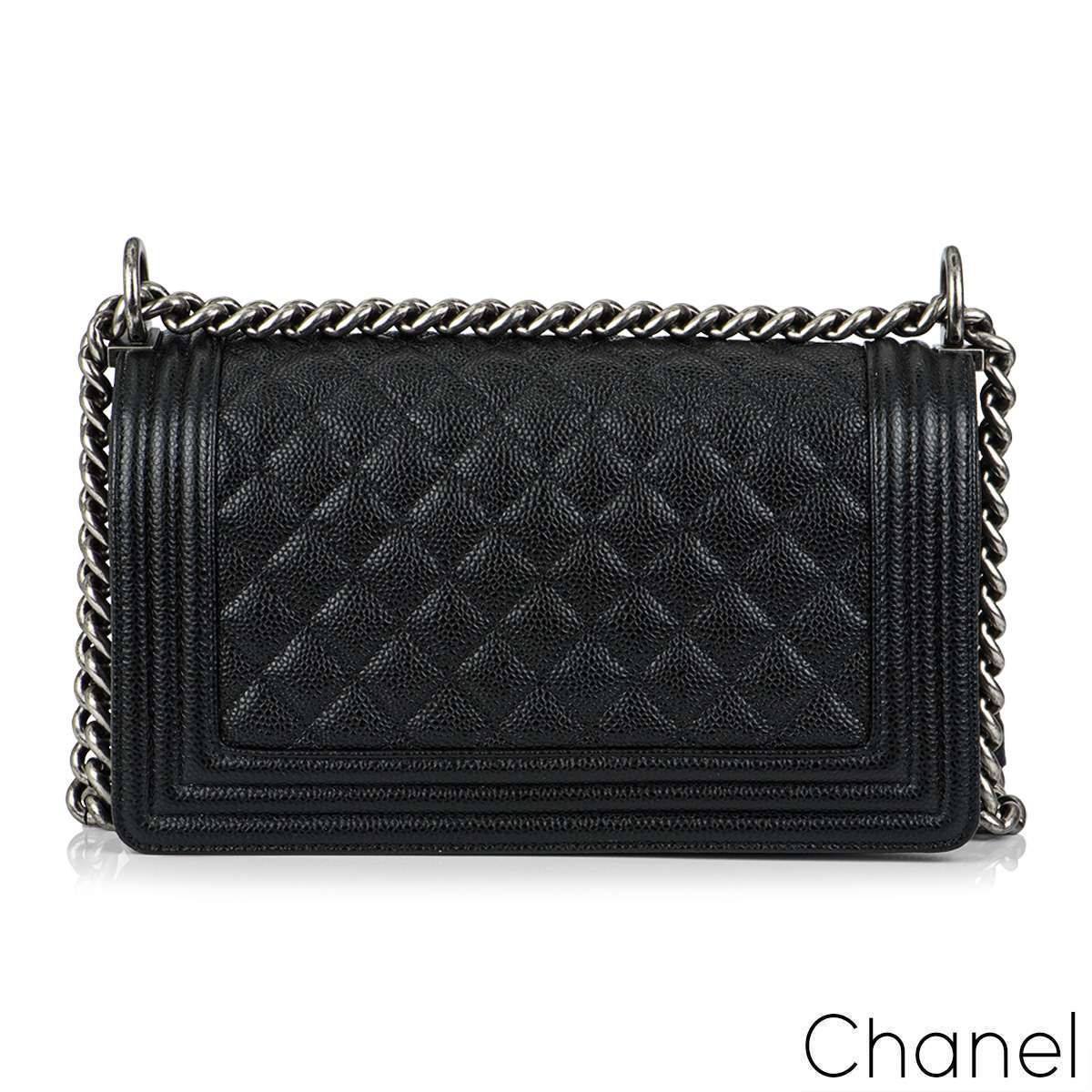 Chanel Black Caviar Flap Handbag at Secondi Consignment